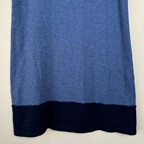Boden slub knit colorblock short sleeve t-shirt dress 10 - Picture 9 of 11